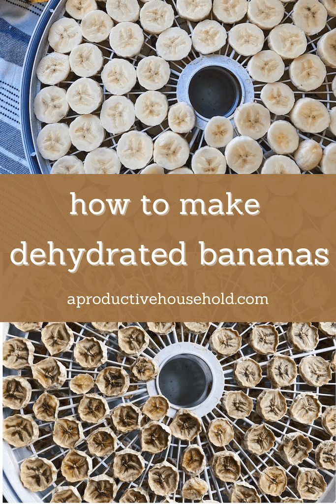 how to make dehydrated bananas pin