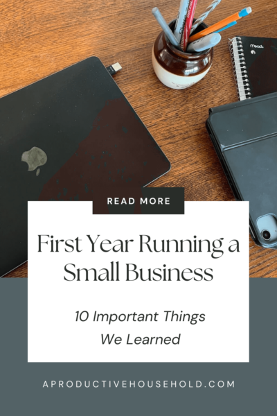 First Year Running a Small Business - 10 Things We Learned - A ...