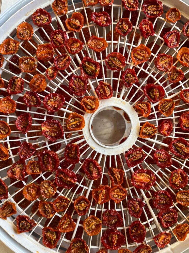 how to dry cherry tomatoes