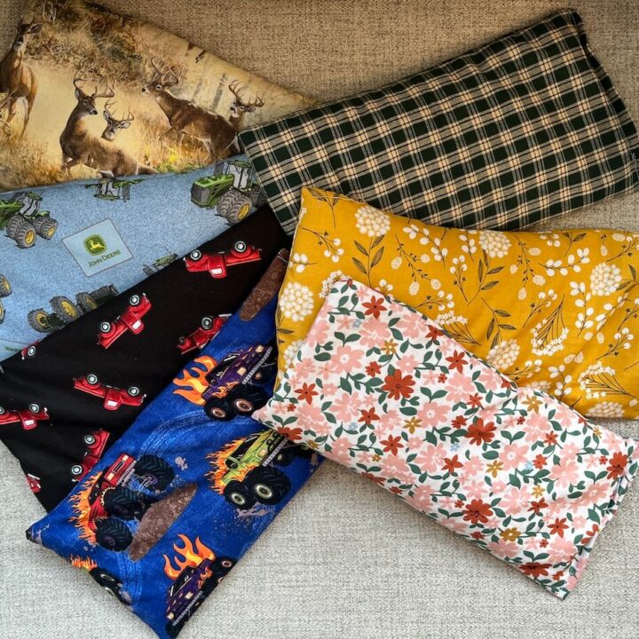 finished rice heating bags