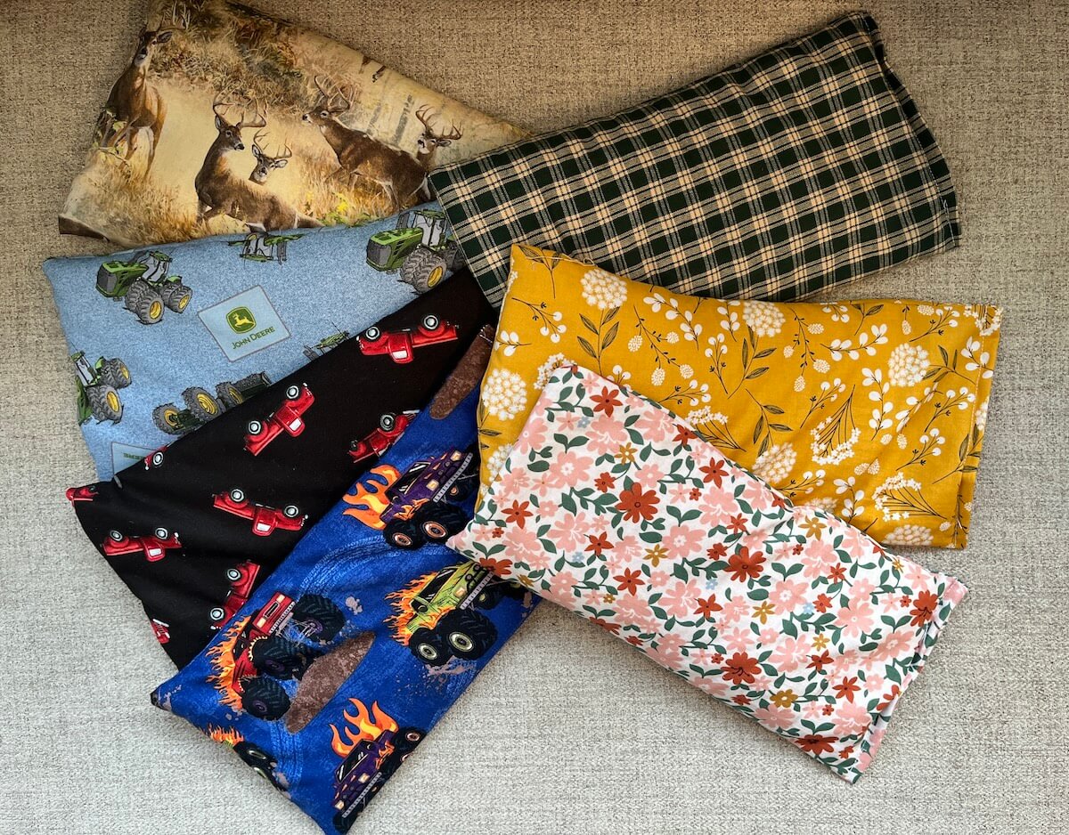 finished rice heating bags