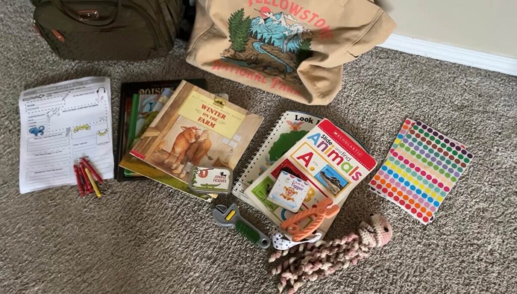 array of church quiet bag activities