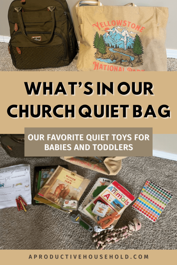 church quiet bag activities pinterest
