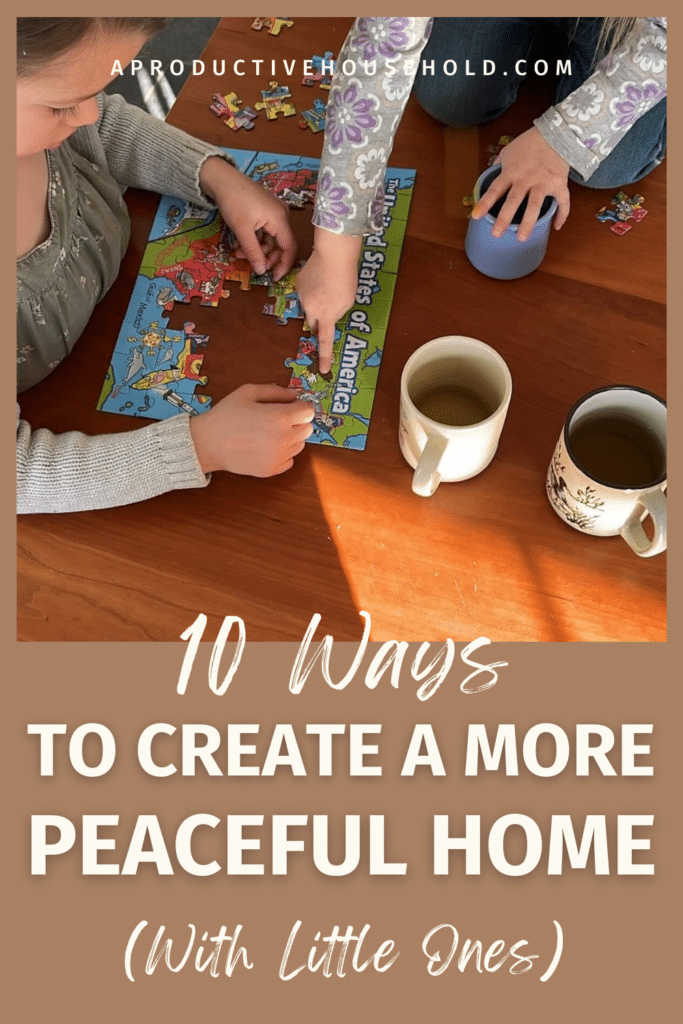 10 ways to create a more peaceful home with little ones pinterest